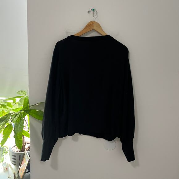 J. Crew Black Silk Blend Sweater Size 3X - Picture 4 of 5